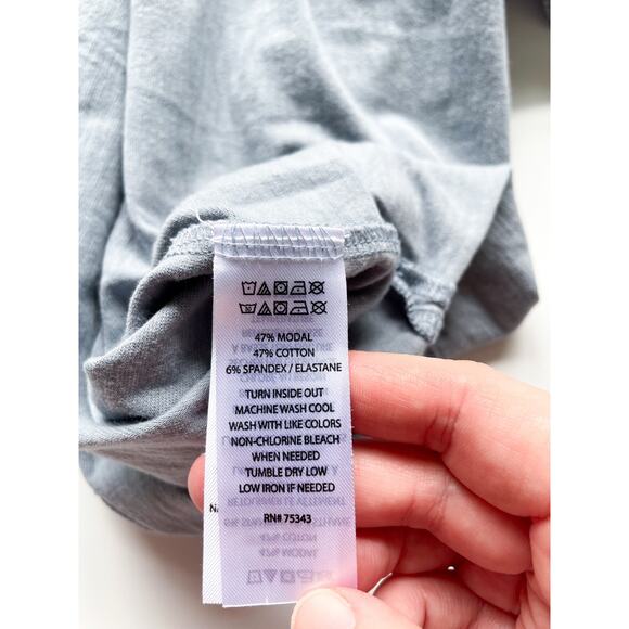 Women's Sigrid Olsen Casual Sleeveless Blouse Gray Blue Size XS - Picture 6 of 6